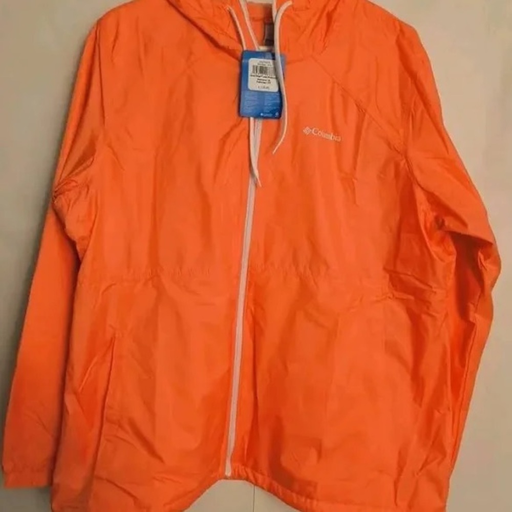 Columbia Vibrant Orange Hooded Jacket ladies